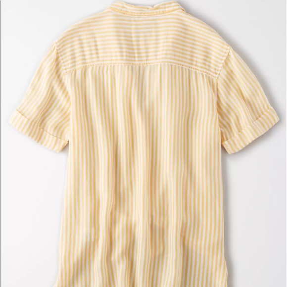 AE Striped Short Sleeve Button Up Shirt - Picture 4 of 7